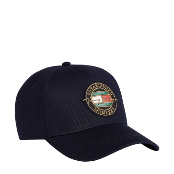 Καπέλο TOMMY HILFIGER 7607 TH Patch Signature Μπλε