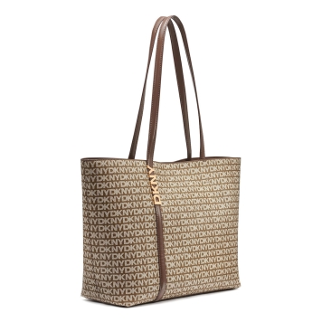 Τσάντα DKNY Avril Tote Handbag R52A5G54 Καφέ