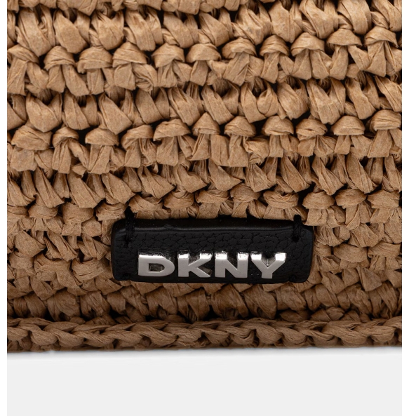 Τσάντα DKNY Camila Hobos Shoulder bag R61ADM30 Ψάθα