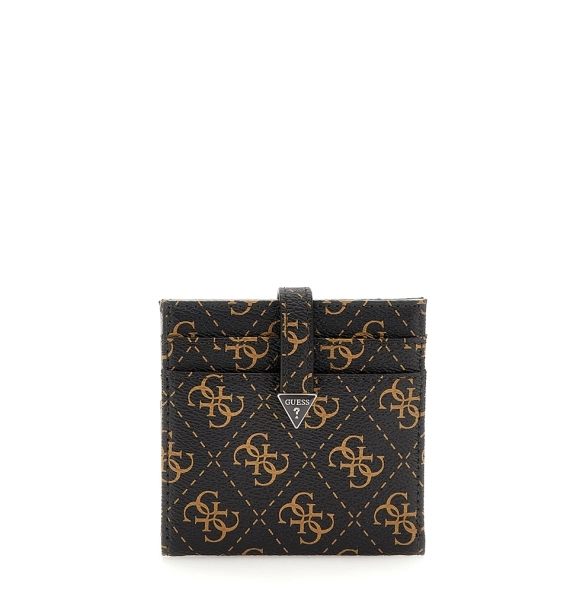Πορτοφόλι GUESS Erica Tab Logo 4G SWQG9510152 Καφέ