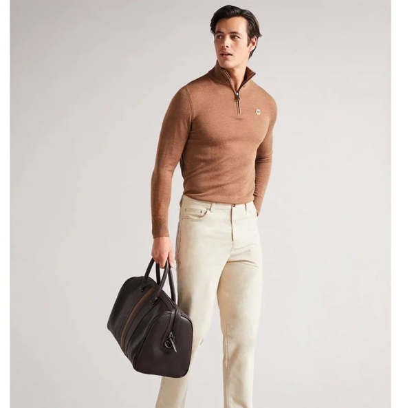 Τσάντα Weekender TED BAKER Evyday Stripped 282562 Καφέ